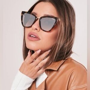 NWT and Case Quay Australia Reina Tortoise Sunglasses